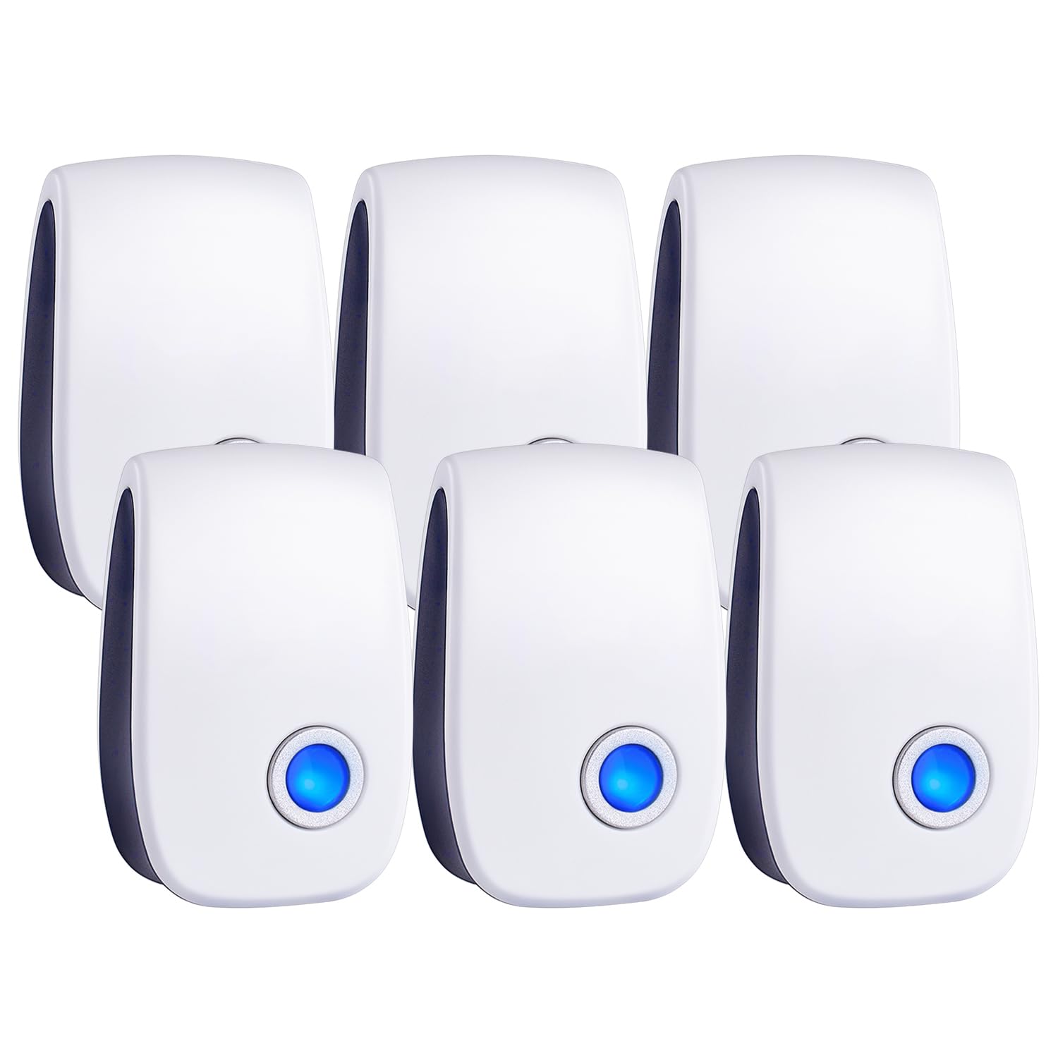 Ultrasonic Pest Repeller 6 Packs,2020 Newest Pest Repellent Electronic Indoor Plug in for Insects, Mosquitoes, Mice, Ants, Roaches, Spiders, Bugs, Flies, Cockroach, pest control, Non-Toxic