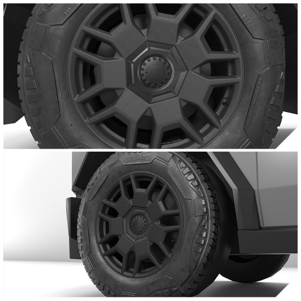 Couvertures de moyeu de Roue ABS Compatible avec la Protection complète de la Couverture complète et la Mise à Niveau du Style Compatible avec des modèles similaires