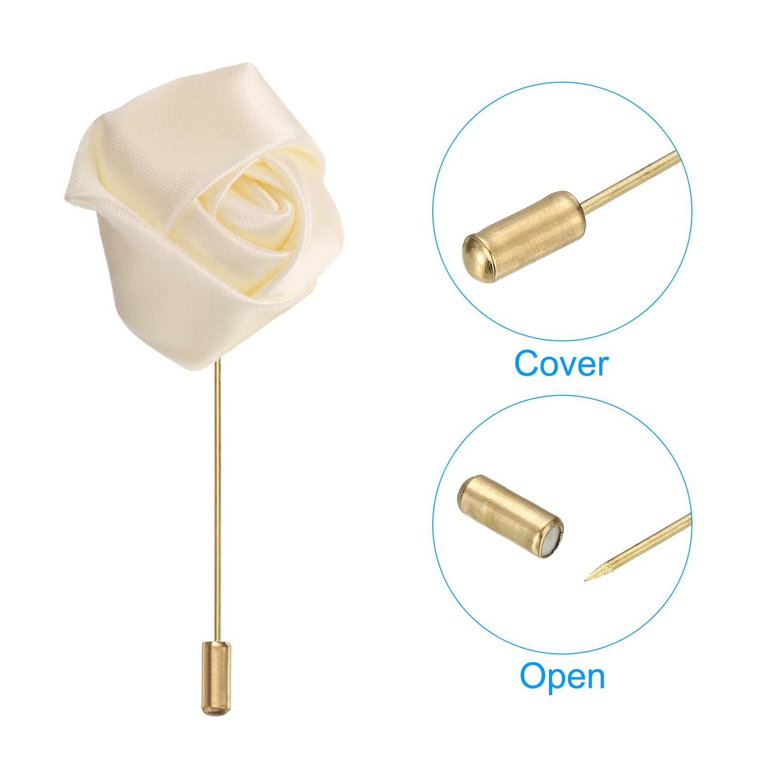 PATIKIL Rose Boutonnieres - Image 3
