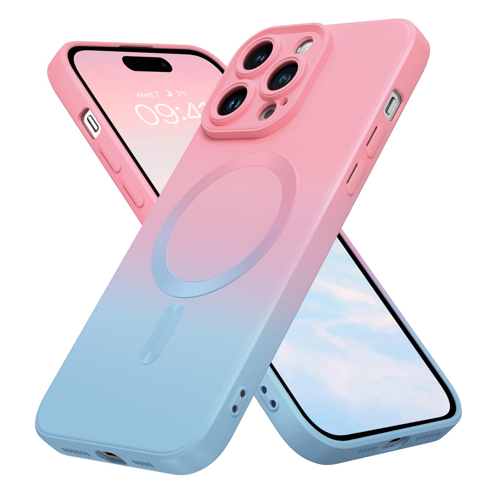 Custodia per iPhone 14 Pro Max, compatibile con MagSafe, Domaver Custodia per iPhone 14 Pro Max