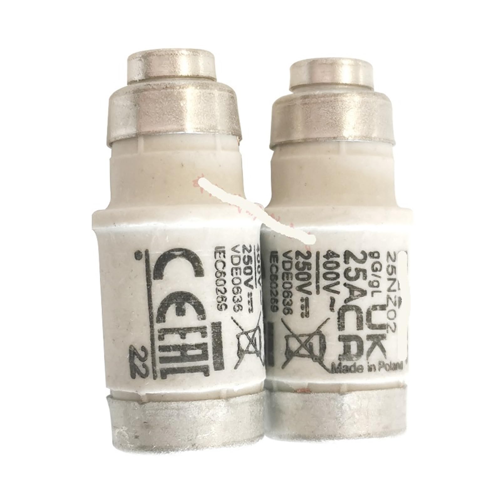 KXIWLUFV 2 fuses D02 Type 20NZ02 20A 400V/250V 25NZ02 25A(20NZ02 20A)