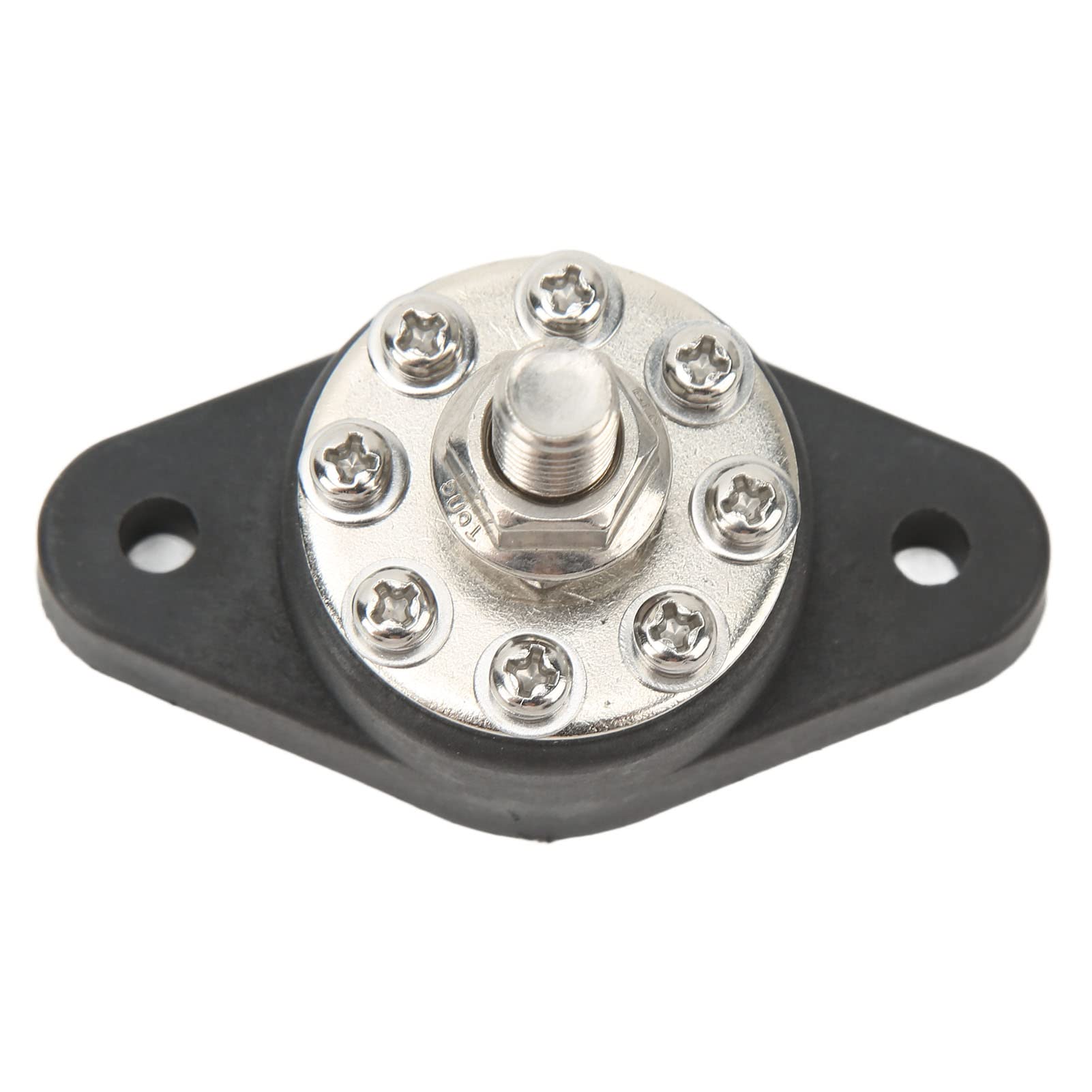 Blocco di distribuzione dell'alimentazione 8 terminali 3/8 pollici M10 12V‑48V 160A universale per auto barche camion