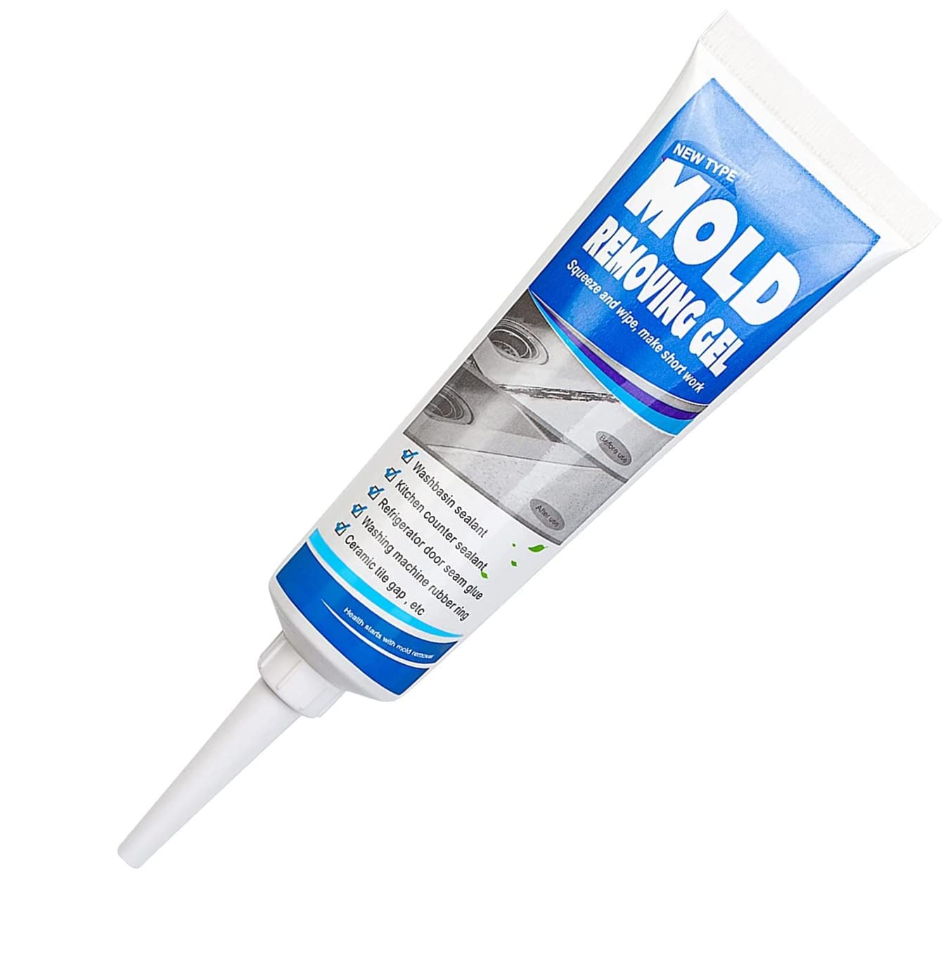 LEVGLAKE Mold Remover Gel Household Cleaner for Wall Tiles Grout Sealant Bathroom Cleaning Home Kitchen Sinks Cleaner