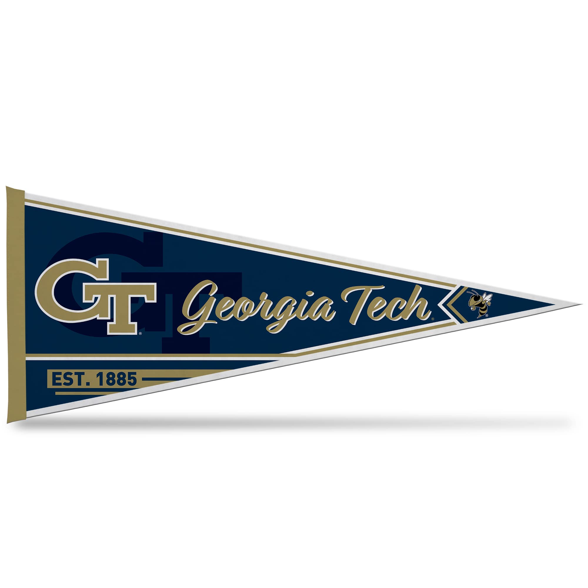 Rico Industries NCAA Classic 12" x 30" Felt Wall Décor Pennant - Great for Home/Bed Room/Man Cave Décor