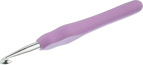 Miniatura 2 de The Quilted Bear Ganchos de ganchillo - Ganchos de ganchillo con mango de goma de silicona de agarre suave para tejer y ganchillo (0.256 in)