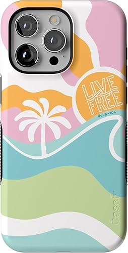 Vista 1250 de Casely Funda para iPhone 15 Pro Max Jardín Secreto Flores mixtas Funda atrevida Compatible con MagSafe y botón de acción Secret Garden