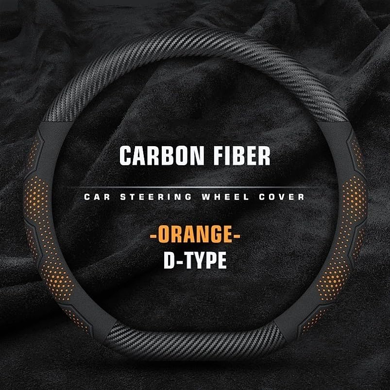 ZORQ Voiture Cuir Microfibre Caches De Volant Pour Honda CRV CRZ Elysion Fit Jade Jazz Antidérapant Couvre Volant En Cuir Respirant Decoration Interieur Accessoires, Black Red Style