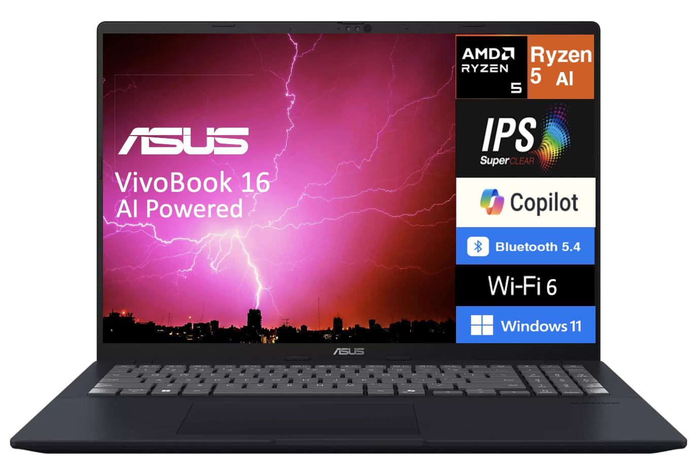 Amazon.com: ASUS Vivobook 16 AI Powered Laptop 16.0