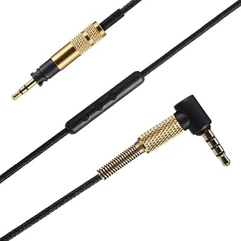 Cavo audio HD 120cm per cuffie Sennheiser Momentum 2.0 CONNETTORI PLACCATI  ORO : Amazon.it: Elettronica