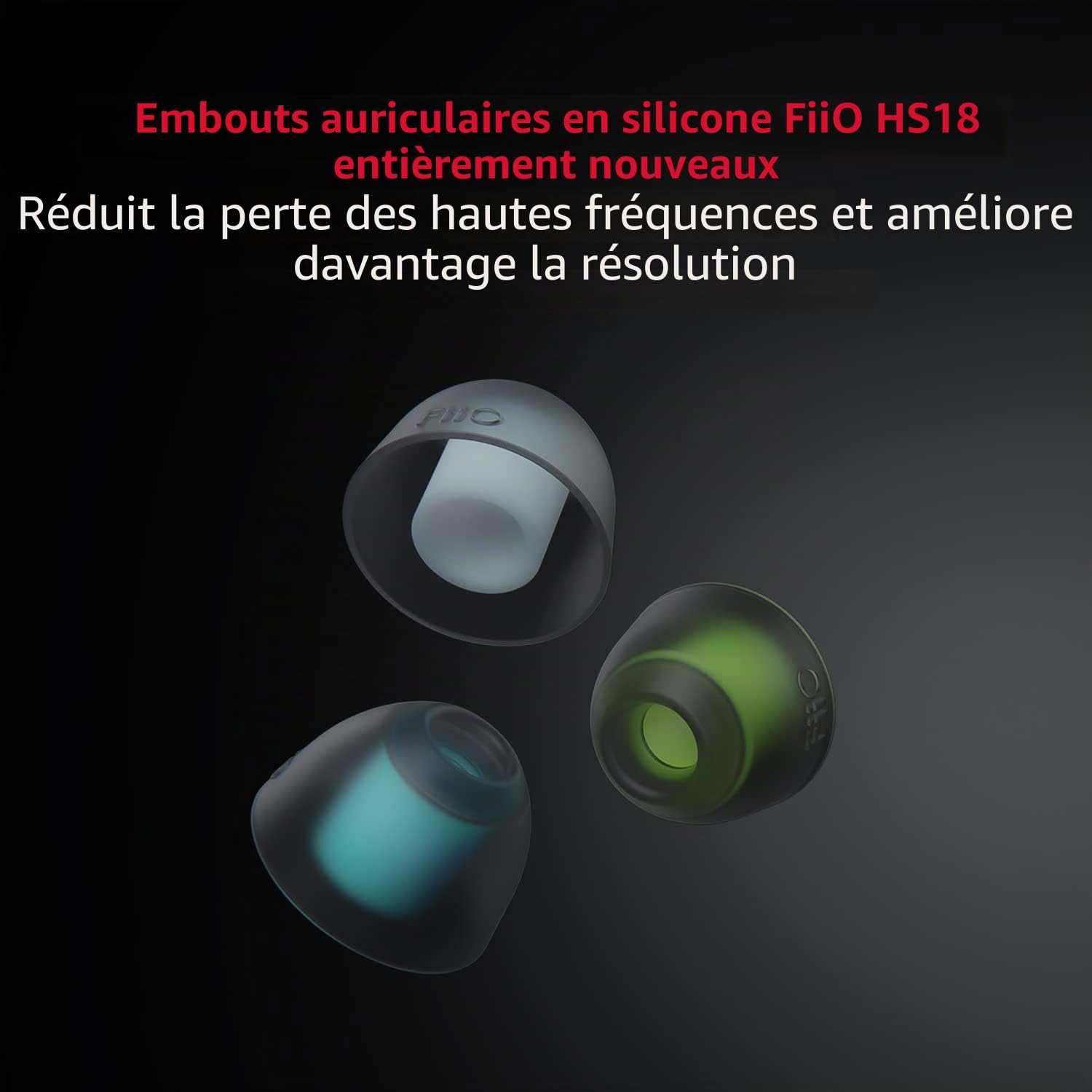 FIIO FH7S Écouteurs Intra-Auriculaires Haute Performance 1DD+4BA Technologie Hybride IEM Écouteurs avec Prise 3,5/4,4 mm