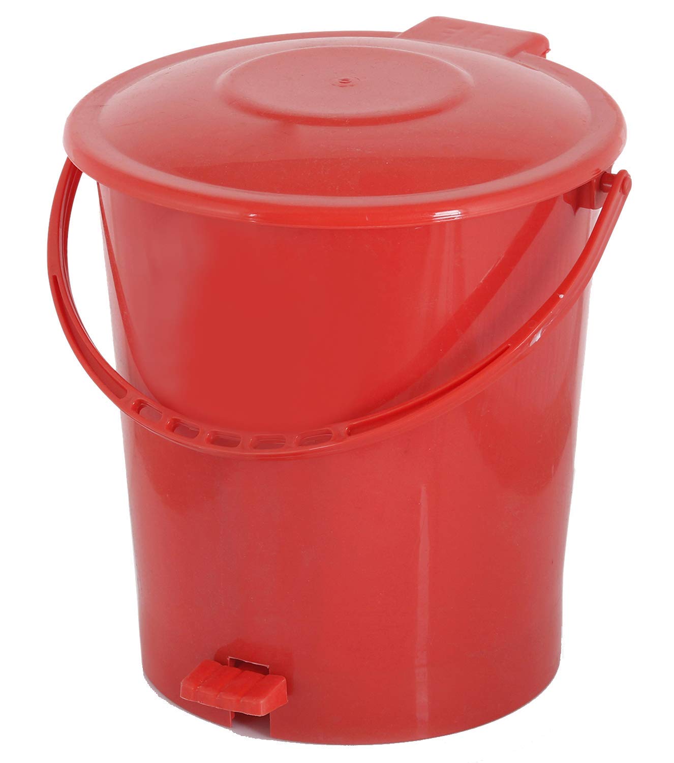 Fun Homes 2 Pieces Plastic Dustbin Garbage Bin with Handle, 10 Liters (Red) (B08JVKWJGG) Amazon Price History, Amazon Price Tracker