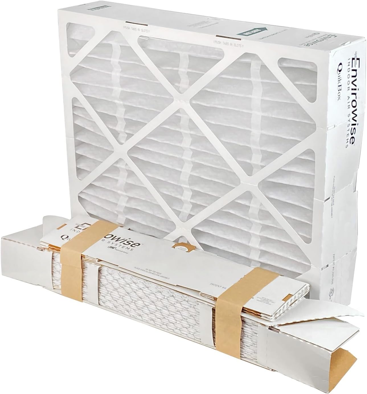 Trane FLRQB5FR17M13-16.7" x 26" x 4.7" Quikbox Filter Media 2-Pack, MERV 13