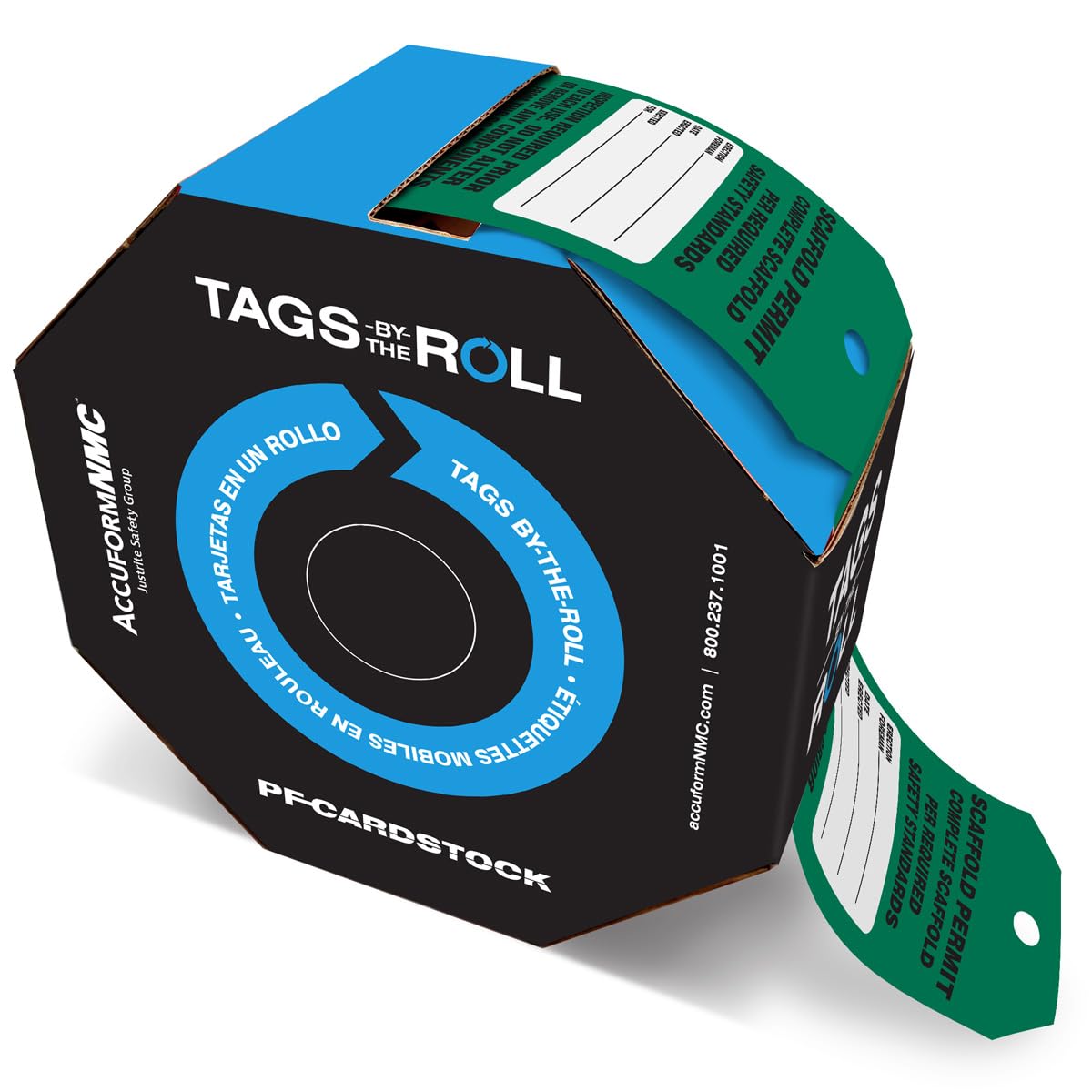 AccuformNMC 100 Scaffolding Tags By-The-Roll, India