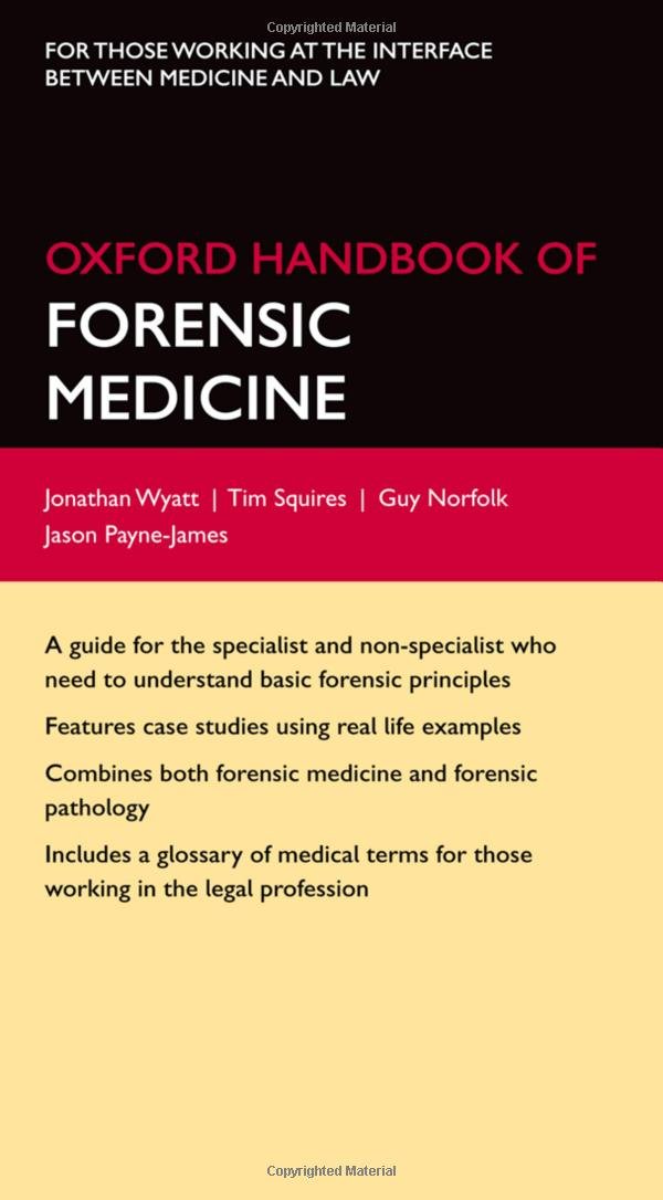 Oxford Handbook of Forensic Medicine by Jonathan P. Wyatt, Ti... - 9780199229949