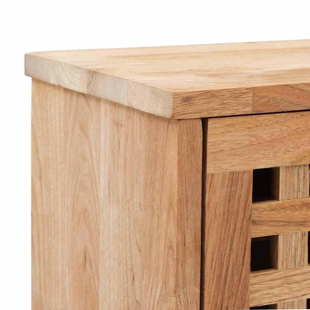 vidaXL Panca con Scarpiera 94x20x38 cm in Legno Massello di Noce