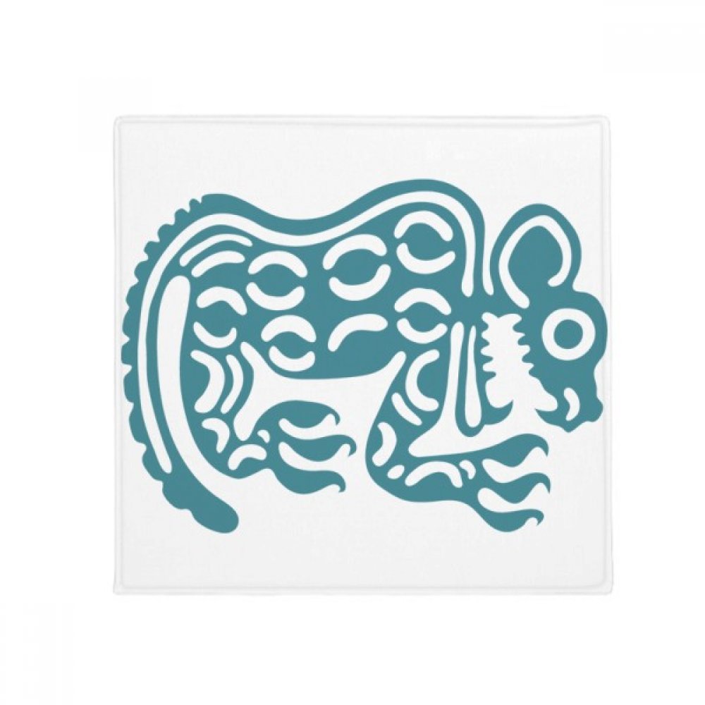 Tapis Mexique totems civilisation ancienne 80cm cadeau original