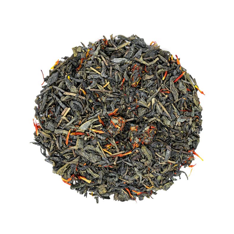 Miniatura 2 de Simple Loose Leaf  Té de granada simple  Té verde de hojas sueltas de primera calidad (1 onza)  Alta cafeína  Simple y divertido  Empaquetado a mano