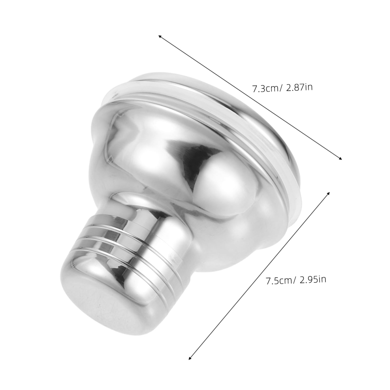 ABOOFAN Stainless Steel Shaker Lid Replacement Leak Cocktail Cover for Home Parties Professional Bars Easy to Clean Martini Shaker Cap