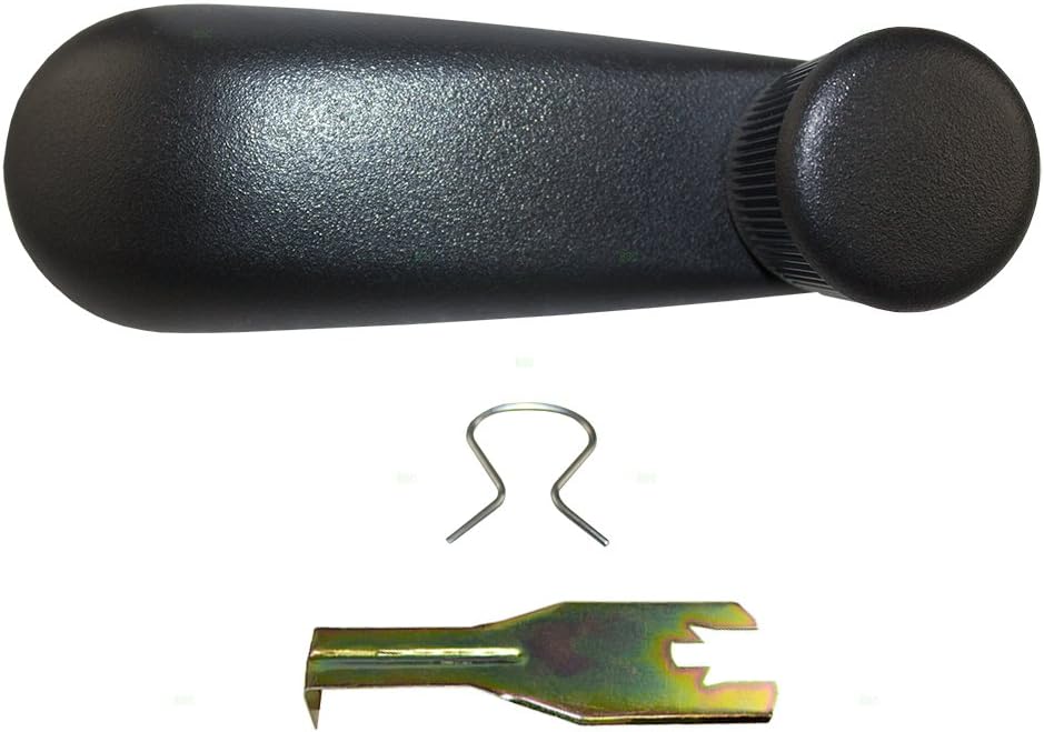 Brock Replacement Black Manual Window Crank Handle & Crank