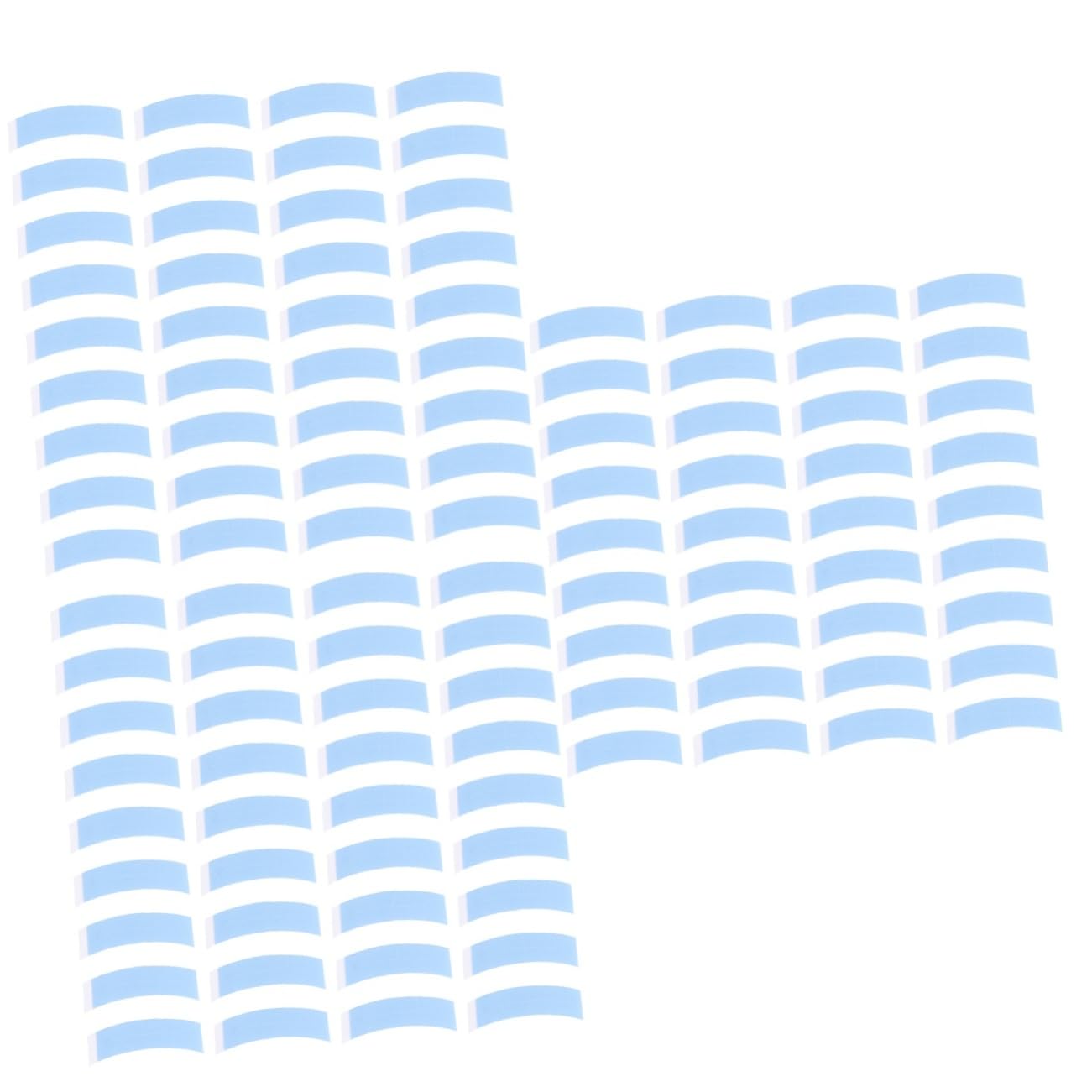 FOMIYES 3sets Female Wig Tape Micro Arc Tape for Women Water-Resistant Adhesive Pack 36pcs*3