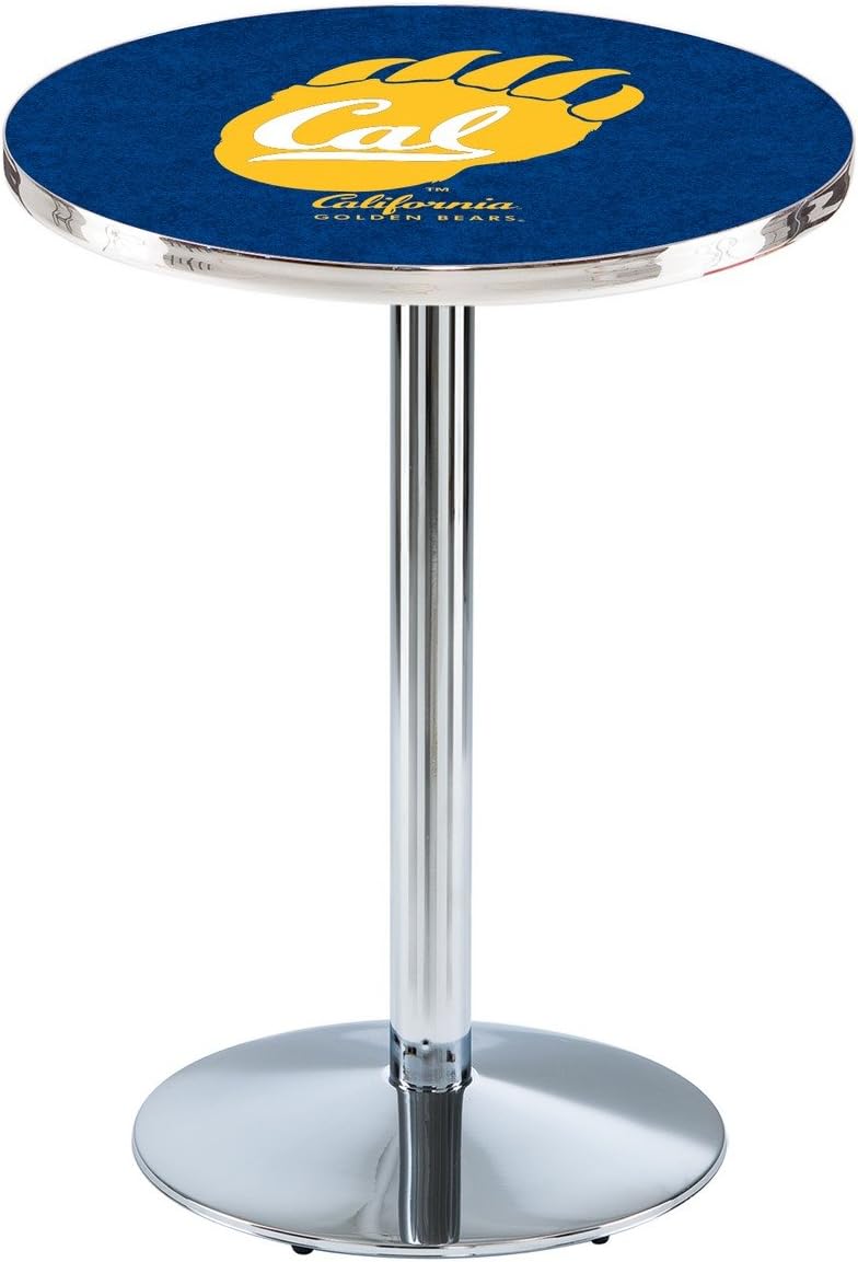 HBS L214-42" Chrome Cal Pub Table by Holland Bar Stool Co.