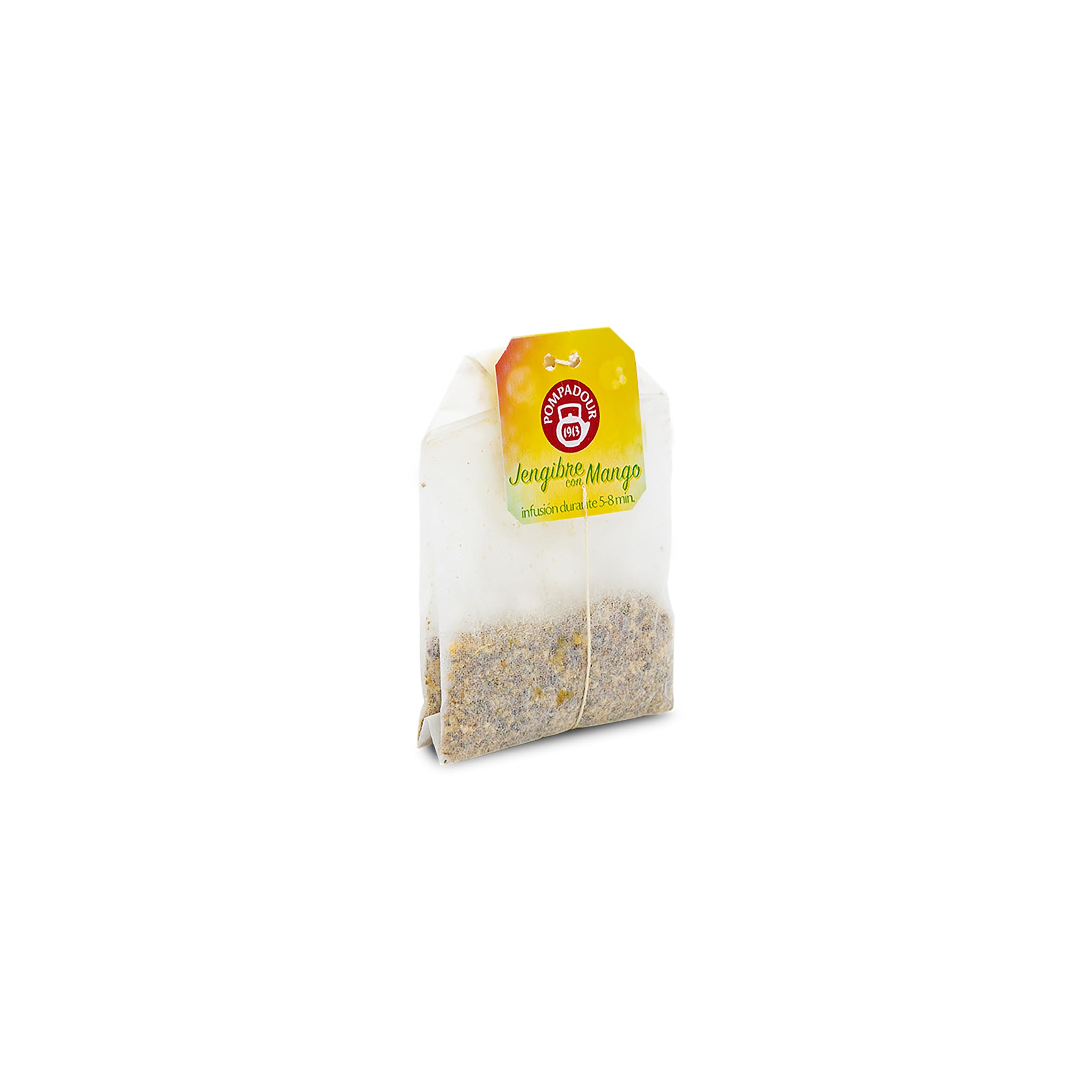 Pompadour Infusión Jengibre con Mango 20 Bolsitas de 2,25 Gr