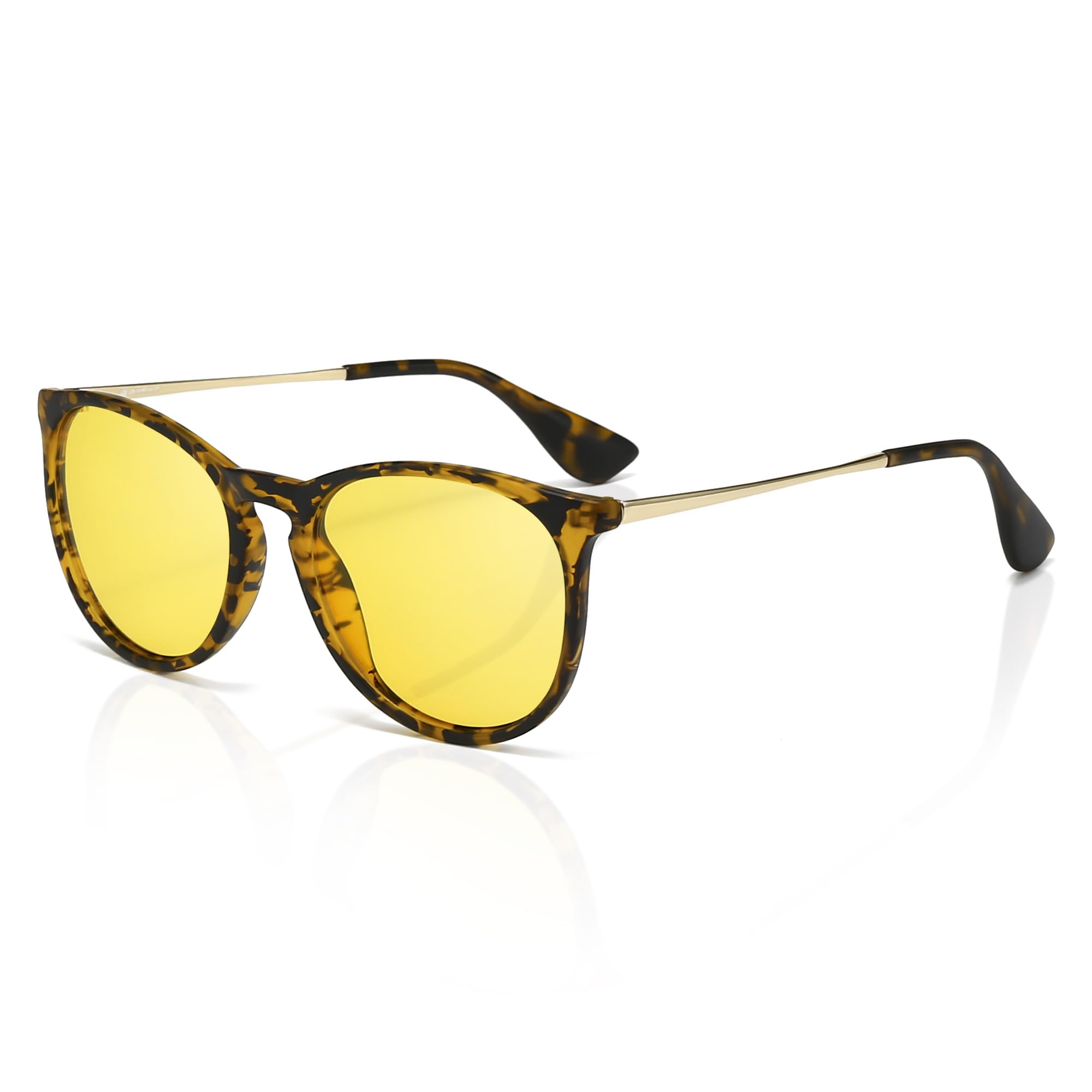 SUNGAIT Vintage Round Sunglasses