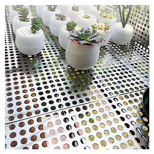 Plaque perforée acier inoxydable tôle métallique durable filet antivol balcon