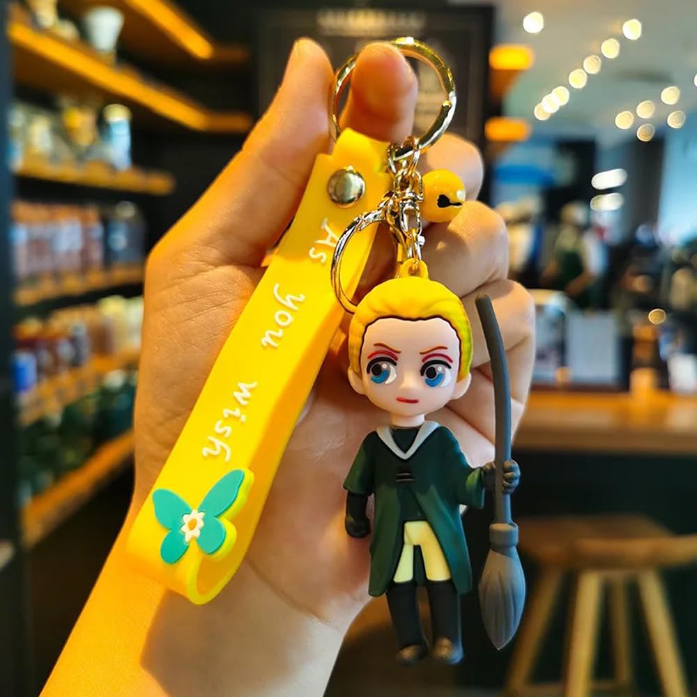 Penny Wise® Cute 3D Har Pot Keychain Figure & Bag Charm | Comes With A Hook & Hand Strap | Kids Collectible | Ideal For Girls Return Gifts | Trendy Deisgn | Single Piece