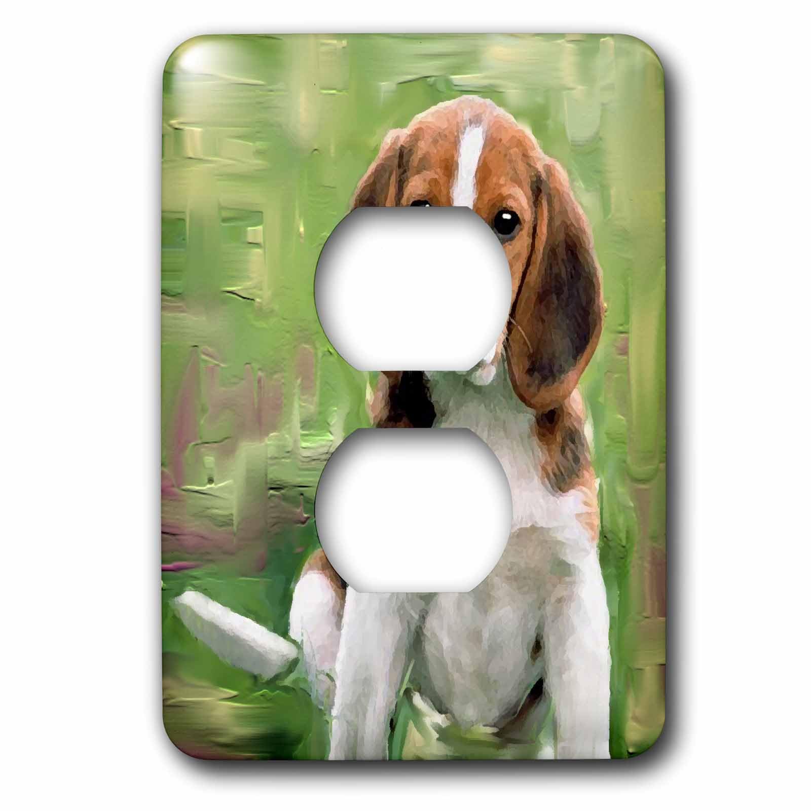 Beagle Puppy cache prise double pour masquer vos fiches