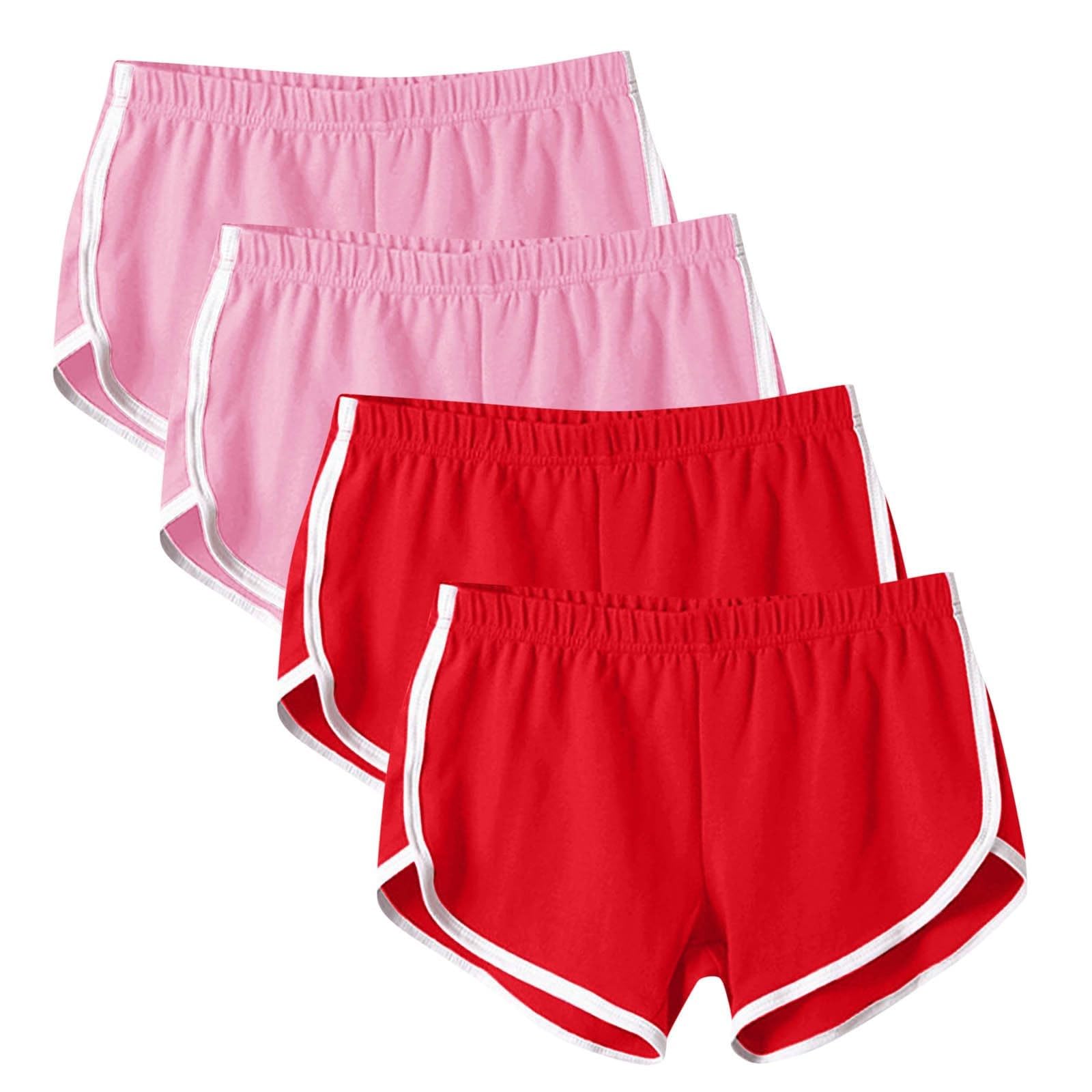 Generic4PC Bike Shorts for Women Casual Summer Lounge Yoga Shorts Workout Cute Beach Athletic Running Gym Sports Shorts 2024