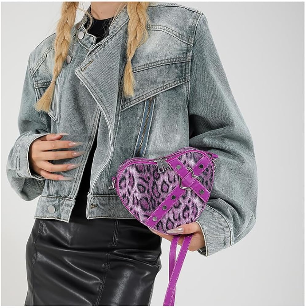 Amazon.com: y2k Cheetah Purses for Women Handbag, Grunge Fashion