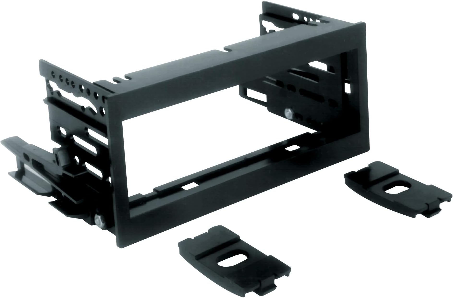 2003 Chevy TAHOE Dash Cluster KUAFU Double DIN Dash Kit For 1995-2002 GMC/Chevy Trucks & SUVs - Black Dash Panel With Harness Double DIN Dash Kit GMC - Foto 9