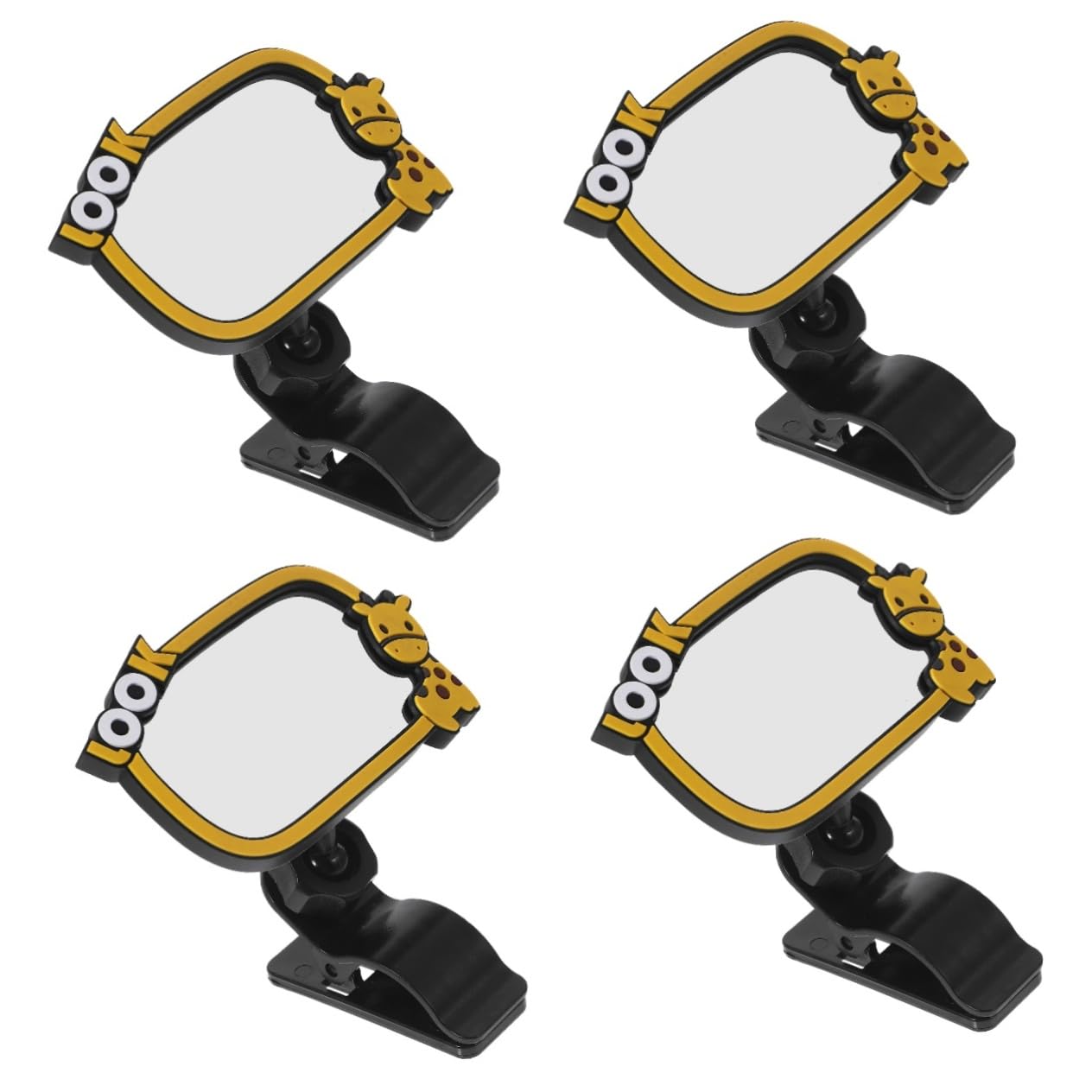 YARNOW 4 Pièces Rétroviseur Clip pour Siège Arrière de Durable pour Suivre Conduite