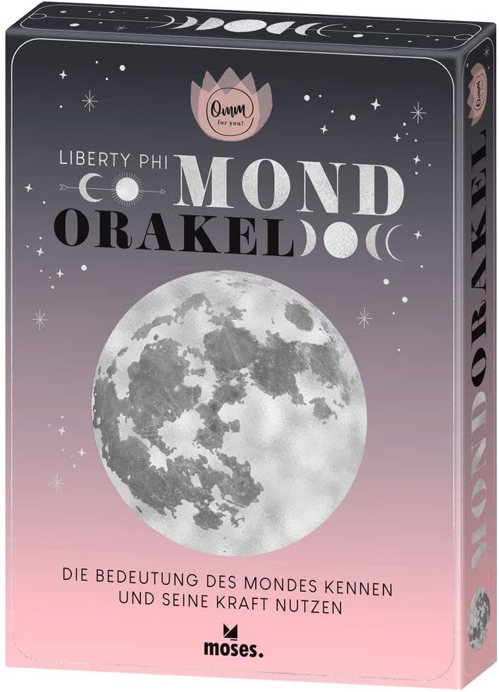 moses. Omm for You Mondoracle - Know the Meaning of the Moon and Using His Power, Gift Box with 36 Mondoracle Cards and Accompaniment Book for Astrology People