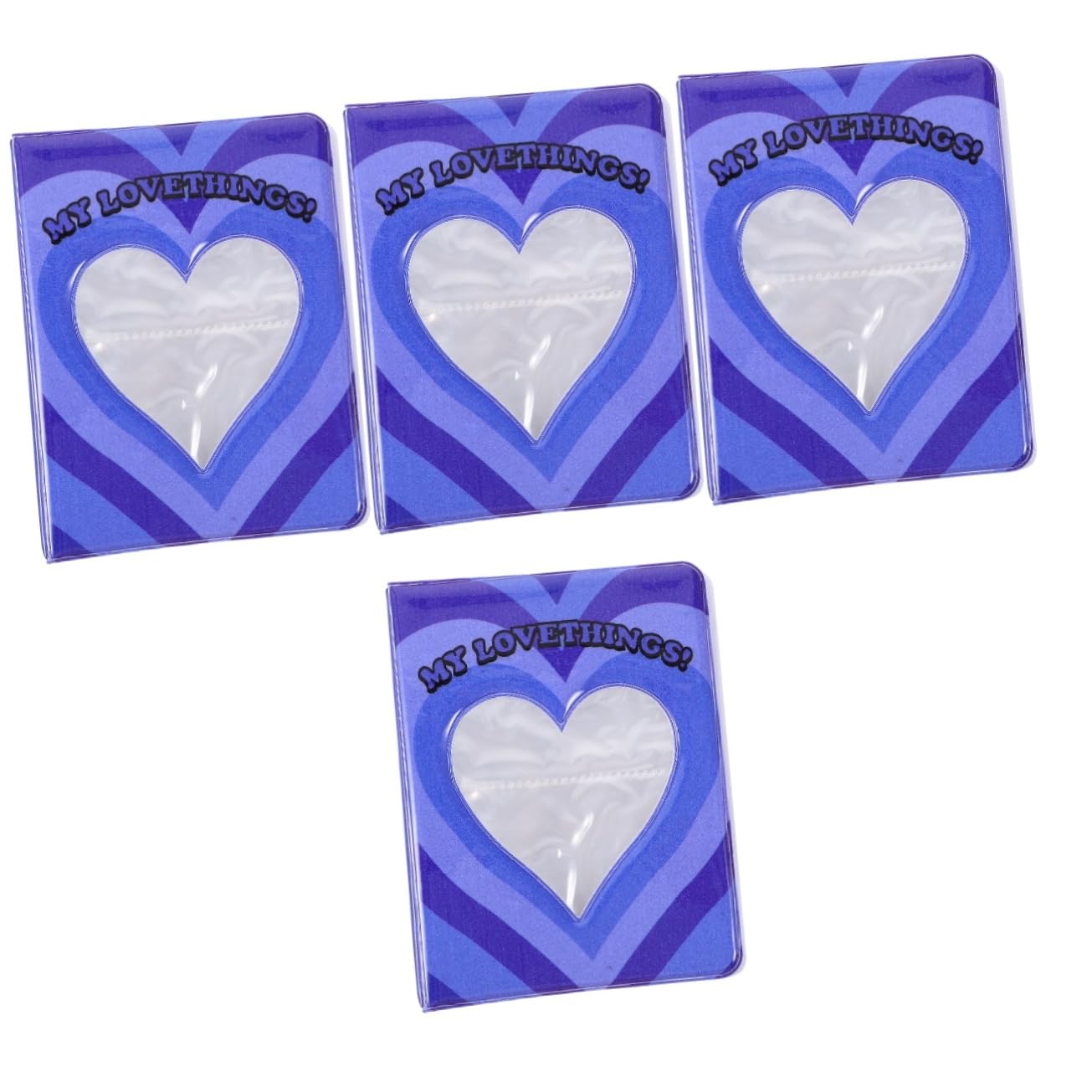 Alipis 4piezas Álbum De Fotos Creativo y Adorable Soporte Para Tarjetas Fotográficas Para Recuerdos De Viajes y Celebraciones Diseño Corazón Para y Scrapbook