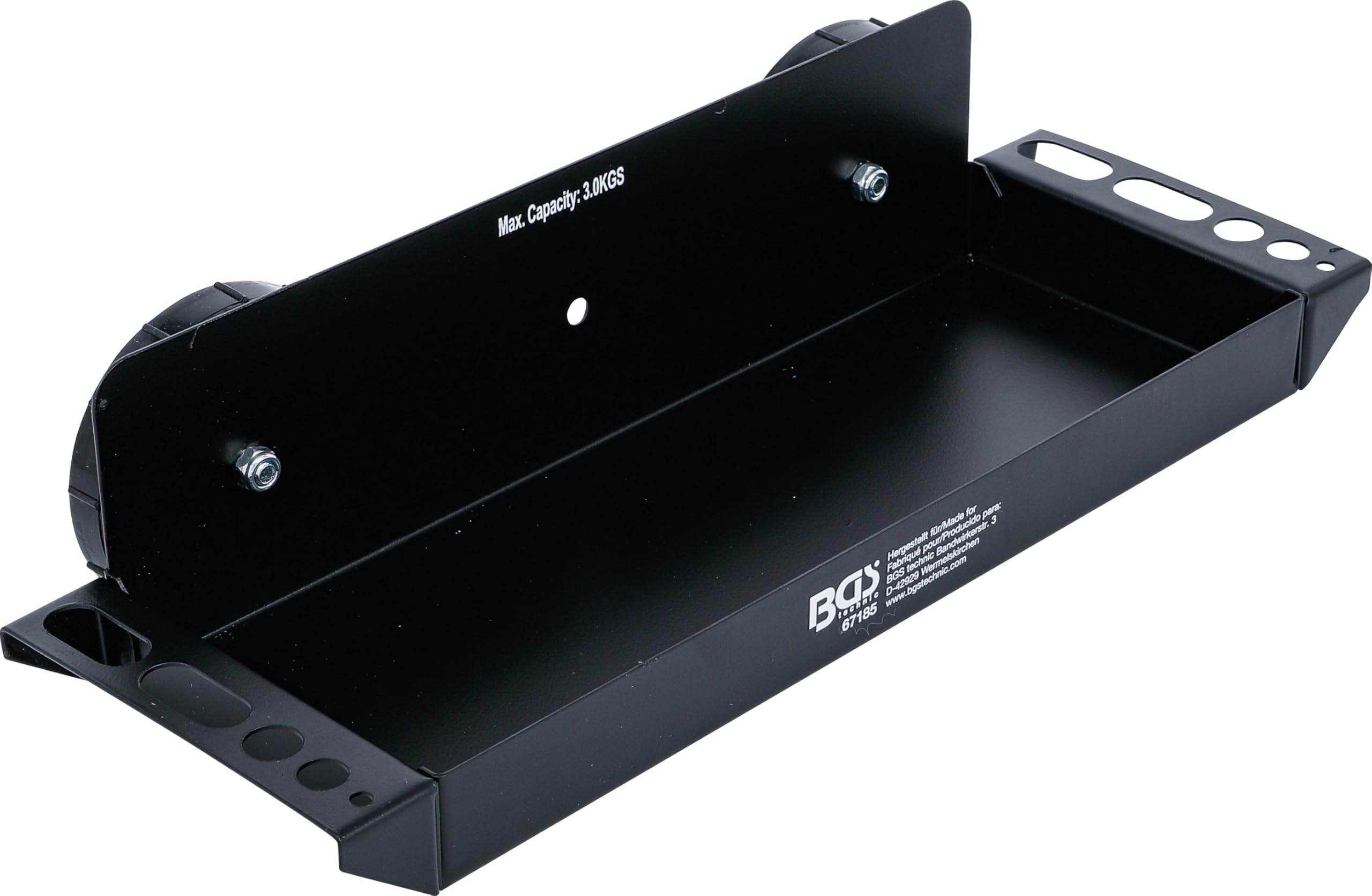 Bgs 67185 | Magnetic Storage Tray | With Side-Gated Screwdriver Holder