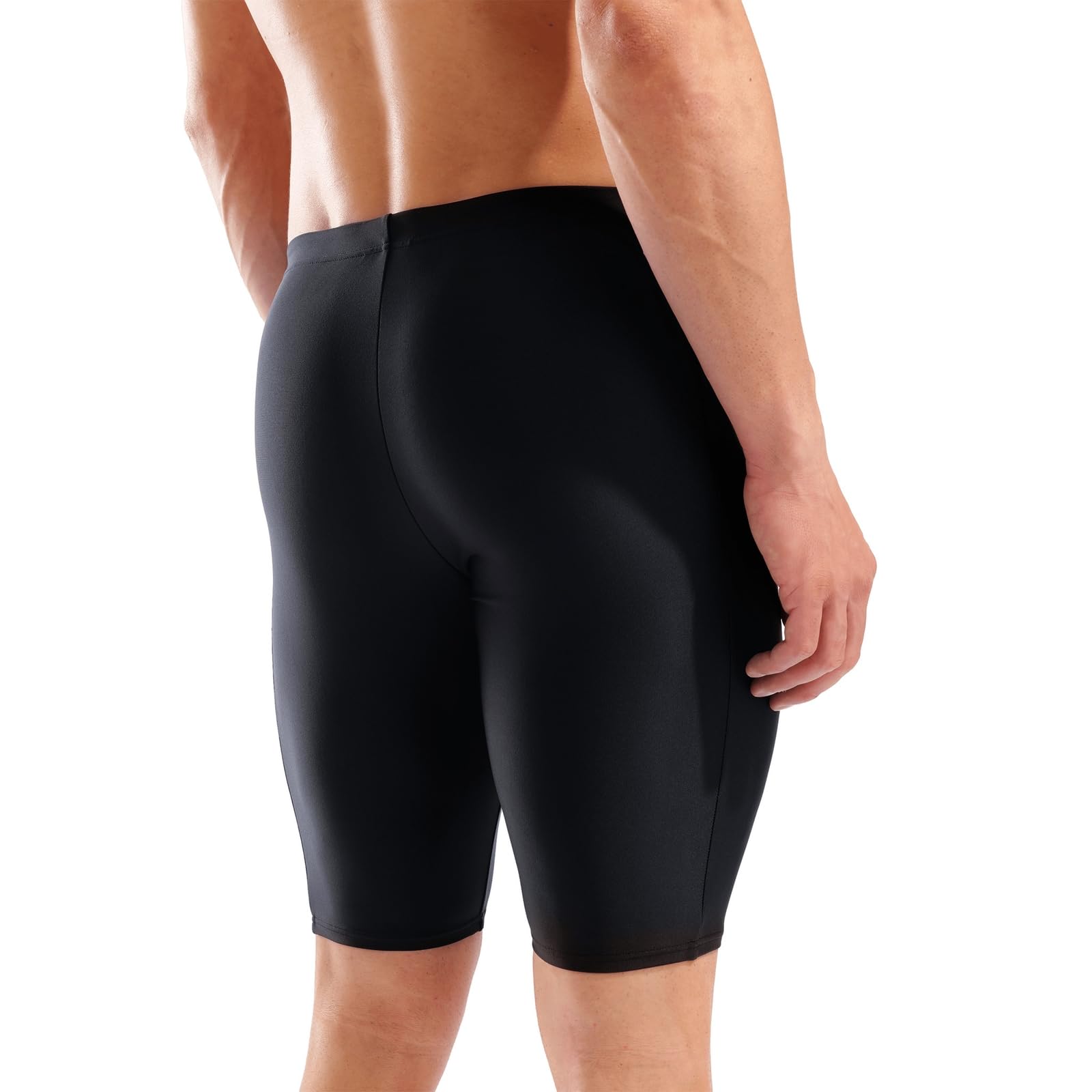 ARENA M NEO Stream Swim Jammer Black-Turquoise-Team ORANGE