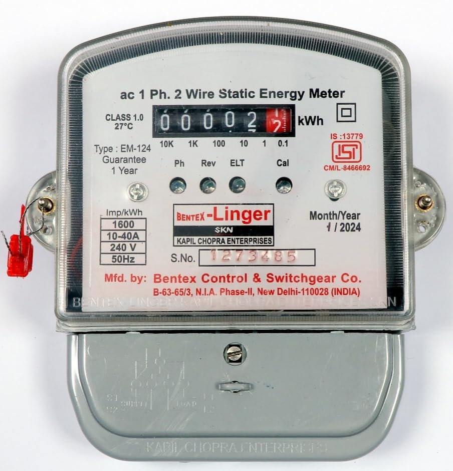 WINGWON Single Phase Multi-Function 2 Wire Electrical Energy KWH Sub Meter for Home (ISI Marked), (B0CNRSLQFS) Amazon Price History, Amazon Price Tracker