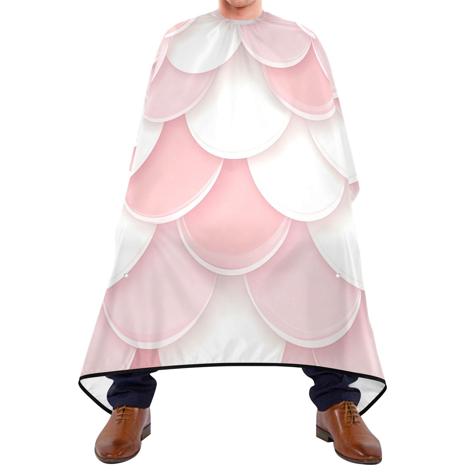 Hezely Mermaid Scales Hair Dye Cape, Barber Cape for Adults,Waterproof Salon Cape,Waterproof Hairdressing Styling Hair Cutting, 65