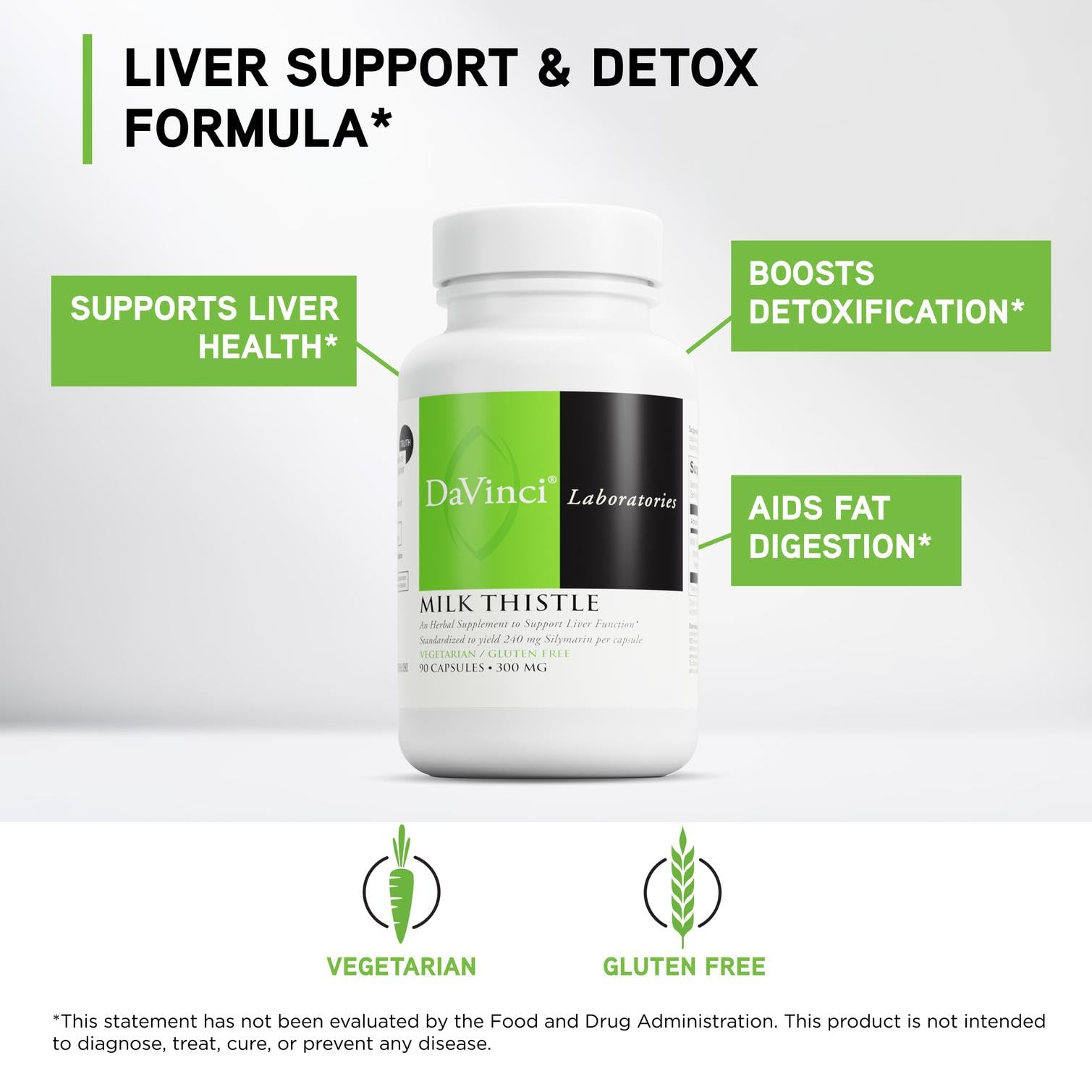 Amazon.com: DAVINCI Labs Milk Thistle - Dietary Supplement to