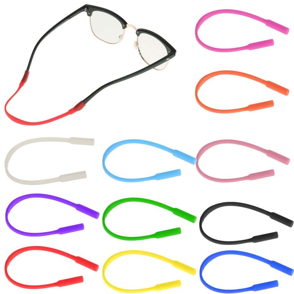 md Silicone Eyeglass Strap Holder For Men & Women/Size 9' Inch Multi Color(Pack of 5 Nos)-picture-48