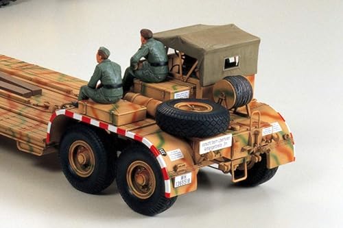 Miniatura 4 de TAMIYA 300035246 - 135 Vehículo de Operaciones Especiales de la Segunda Guerra Mundial 9 Famo con remolque de cama baja