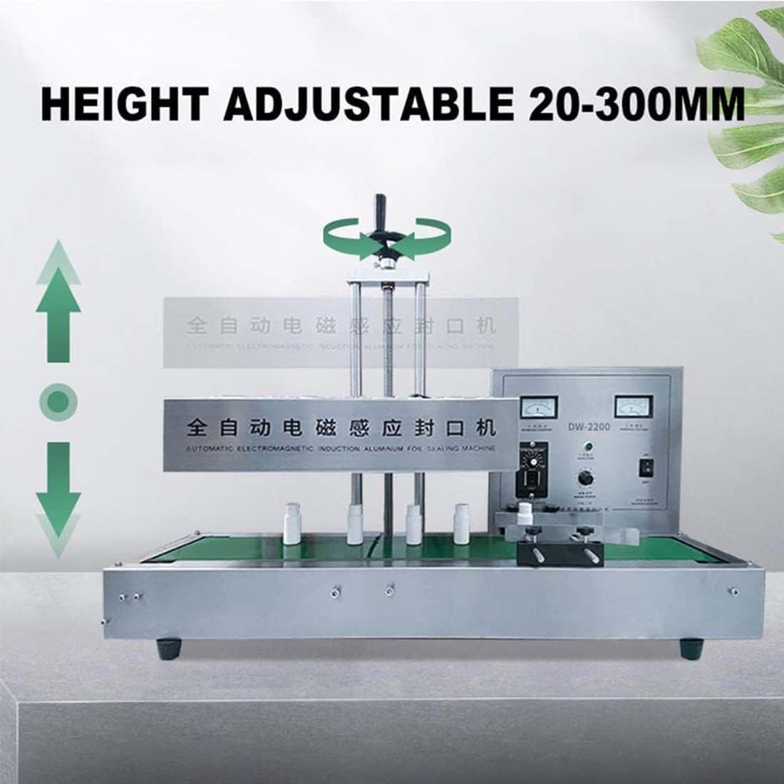 Machine à sceller par induction électromagnétique, machine de scellage de feuille d'aluminium réglable, scellant thermique automatique, nourriture et can-60 mm de diamètre