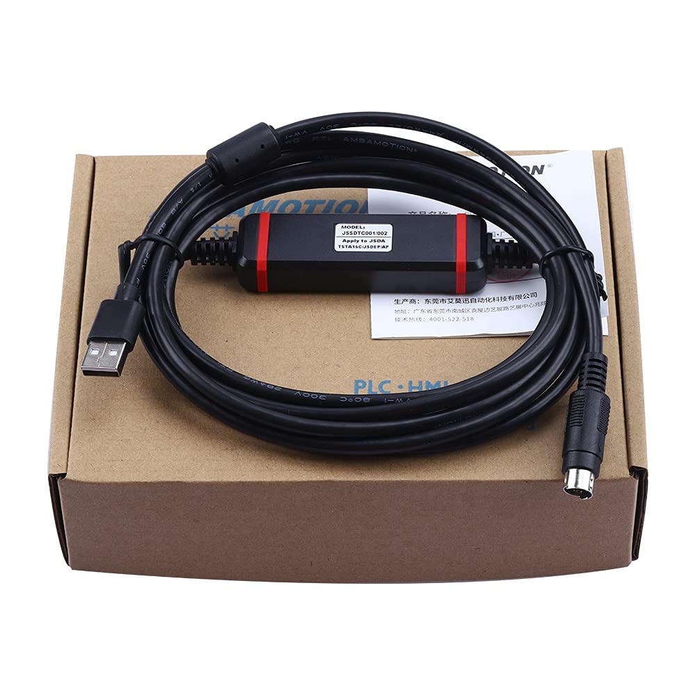 Davitu Wires & Cables - JSSDTC001/002 For TECO Servo Drive JSDE/A Programming Cable Download Debugging Data Line JSSDTC001/002 - (Color: JSSDTC001 002)