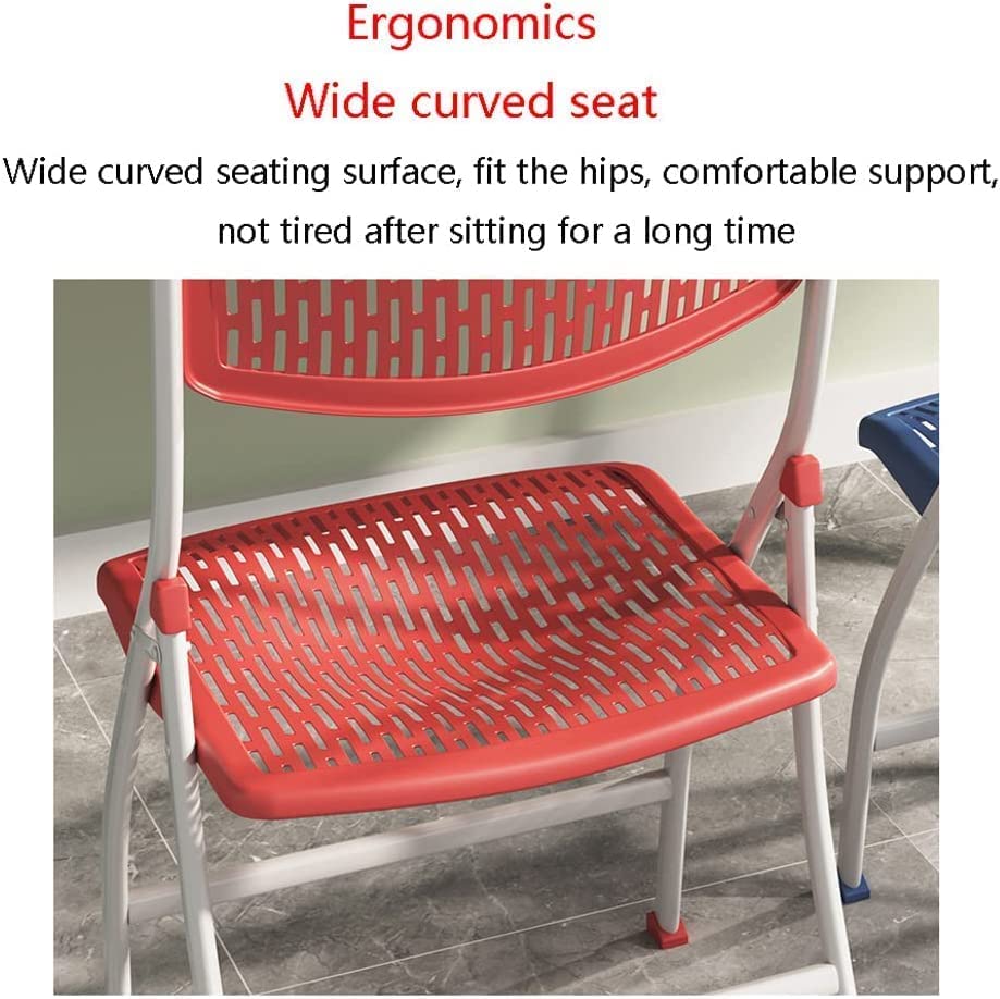 Chaise de formation de réunion en plastique avec plateau écritoire