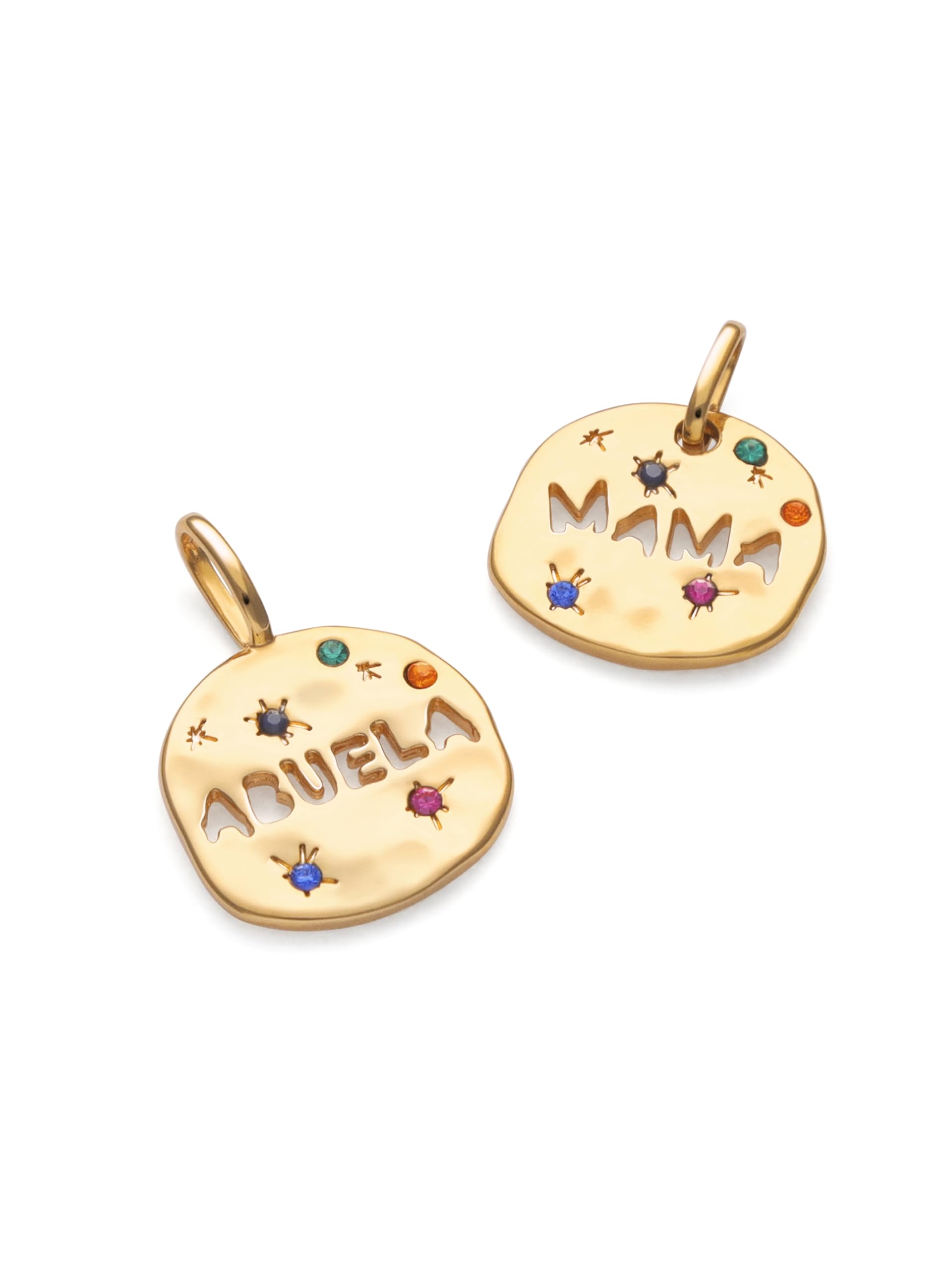 SINGULARU - Charm Abuela. Latón con Baño en Oro o Rodio y Circonita. Joyas Para Mujer. — view 7