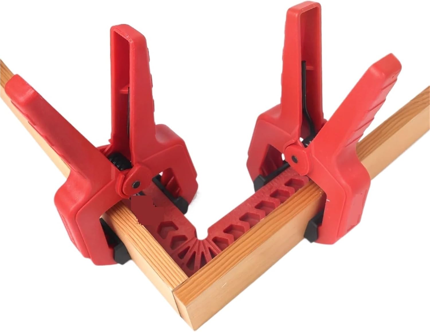 3PCS 4" DURATEC 90 Degree Right Angle Clamp L-square Holder Measuring Ruler And Heavy Duty Spring Clamp A Type Woodworking Clip