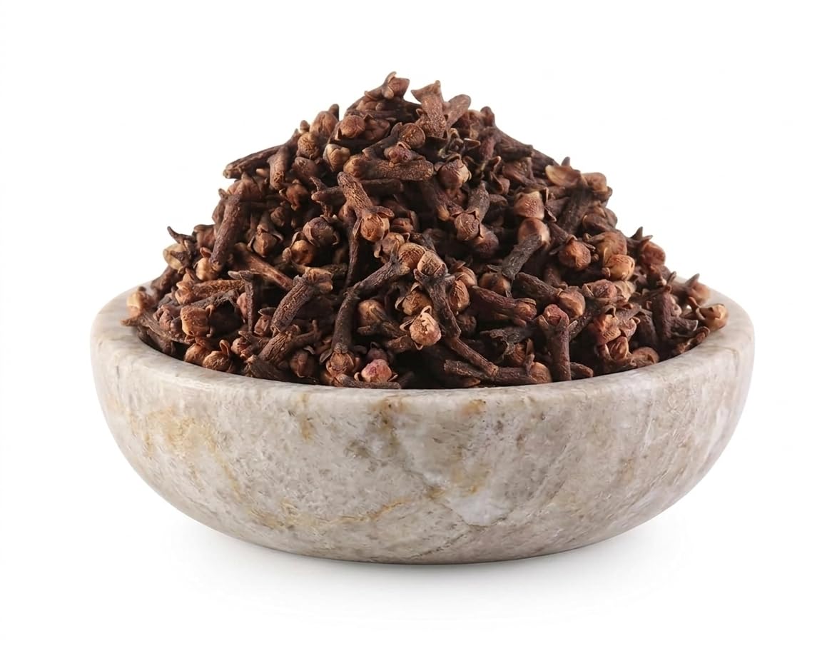Whole Cloves (Laung) – Premium Handpicked Indian Cloves | High Aromatic Spice Buds for Tea, Biryani, Baking & Wellness | Fresh Strong Flavor | Natural, Non-GMO, Vegan – 250g / 8.8oz