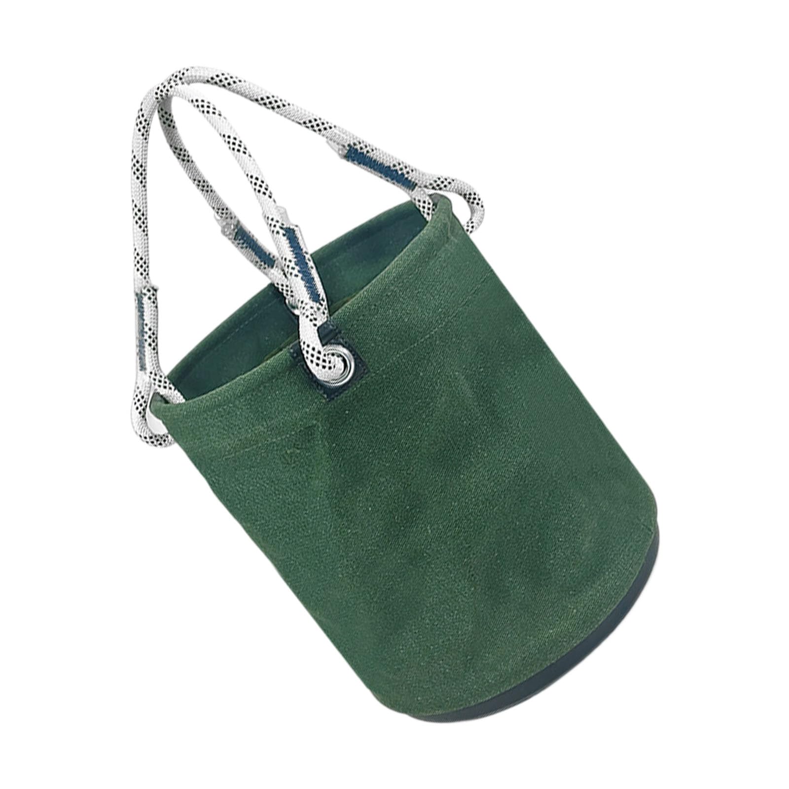 Cubo de lona para herramientas, organizador de herramientas para camión con cubo inferior, bolsa de herramientas para tienda y trabajo